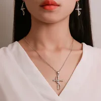 Fashion Cross Alloy Plating Women's Necklace main image 2