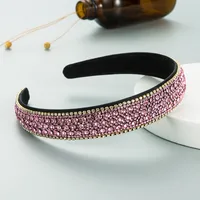 Korean  Trend Color Full Drill Non-slip Headband sku image 6