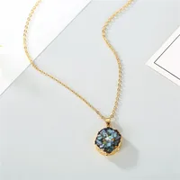Wholesale Jewelry Fashion Irregular Alloy Pendant Necklace sku image 6