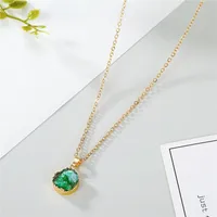 Wholesale Jewelry Fashion Round Alloy Pendant Necklace sku image 2