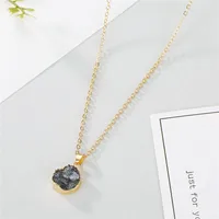 Wholesale Jewelry Fashion Round Alloy Pendant Necklace sku image 3