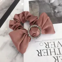 Hair Accessories Korean Simple High-end Large Bow Diamond-studded High Elastic Hair Rope Hair Band Rubber Band sku image 6
