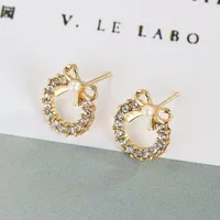 Animal Metal Earrings Ear Studs sku image 2
