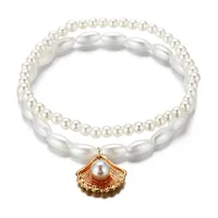 Vintage Style Shell Alloy Unisex Anklet main image 2