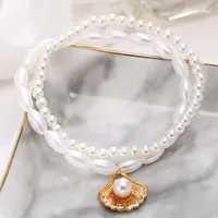 Vintage Style Shell Alloy Unisex Anklet main image 3