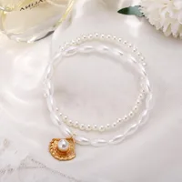 Vintage Style Shell Alloy Unisex Anklet main image 4