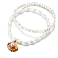 Vintage Style Shell Alloy Unisex Anklet main image 5