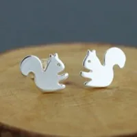 Fashion Animal Plating Alloy No Inlaid Earrings Ear Studs main image 3