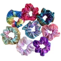 Korean New Style Hair Accessories Female Simple Shiny Large Intestine Hair Ring Thick Hair Rope main image 1