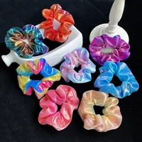 Korean New Style Hair Accessories Female Simple Shiny Large Intestine Hair Ring Thick Hair Rope main image 2