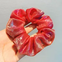 Korean New Style Hair Accessories Female Simple Shiny Large Intestine Hair Ring Thick Hair Rope sku image 2