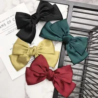 Headdress Retro Big Bow Hairpin Top Clip Fairy Fairy Half Ball Hairpin Girl main image 2