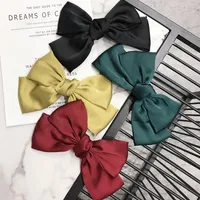 Headdress Retro Big Bow Hairpin Top Clip Fairy Fairy Half Ball Hairpin Girl main image 3