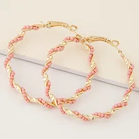 Fashion Jewelry Metal Wild Guilloché Earrings main image 3