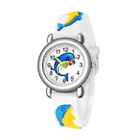 Cute Dolphin Pattern Quartz Watch Boys Girl Gift Watch Wholesale sku image 1