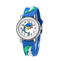 Cute Dolphin Pattern Quartz Watch Boys Girl Gift Watch Wholesale sku image 4