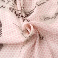 Cotton And Linen Scarf Women Spring And Autumn Wild Feather Plain Pattern Long Shawl Women Suppliers main image 5