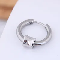 Earrings Men&#39;s Single Men&#39;s Simple Earrings Titanium Steel Simple Men&#39;s Earrings Wholesales main image 1