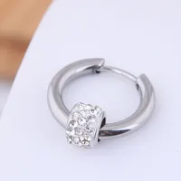 Earrings Men's Simple Earrings Men's Earrings Simple Titanium Steel Diamond Men's Earrings main image 1