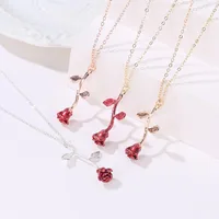 Lady Rose Alloy Stoving Varnish Women's Necklace main image 1