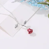 Lady Rose Alloy Stoving Varnish Women's Necklace main image 3