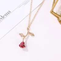 Lady Rose Alloy Stoving Varnish Women's Necklace main image 4