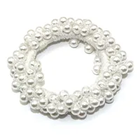 Girl Imitation Pearl Simple Korean Hair Ring Sweet Fresh Cheap Elastic Band Hair Headband sku image 2