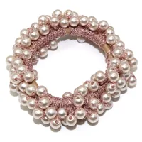 Girl Imitation Pearl Simple Korean Hair Ring Sweet Fresh Cheap Elastic Band Hair Headband sku image 4
