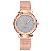 Fashion Angular Mirror Ladies Fashion Watch Ladies Watches Without Logo Glitter Pink Quartz Watch main image 2