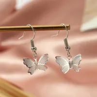 Jewelry Fashion Pop Color Acrylic Butterfly Earrings Butterfly Earrings Women main image 3