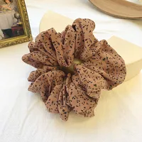 Exaggerated Oversized Retro Head Rope New Head Rope Floral Cheap Scrunchies Wholesale sku image 5