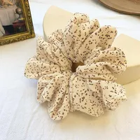 Exaggerated Oversized Retro Head Rope New Head Rope Floral Cheap Scrunchies Wholesale sku image 11