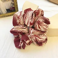 Exaggerated Oversized Retro Head Rope New Head Rope Floral Cheap Scrunchies Wholesale sku image 10