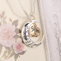 New Fashion Love Pendant I Love You Mom Sweater Chain Necklace  Nihaowholesale Wholesale main image 1