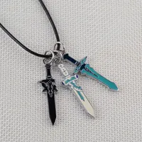 New Simple Fashion Weapon Three Sword Necklace  Nihaowholesale Wholesale main image 1