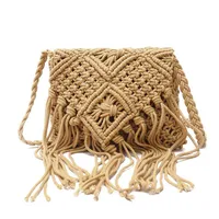 Women's Small Straw Square Bag Crossbody Bag Shoulder Bag main image 1