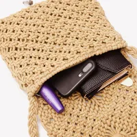 Women's Small Straw Square Bag Crossbody Bag Shoulder Bag main image 5