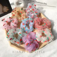 New Fashion Strawberry Retro Sweet Cheap Scrunchies Wholesale main image 5