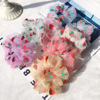 New Fashion Strawberry Retro Sweet Cheap Scrunchies Wholesale main image 1