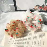 New Fashion Strawberry Retro Sweet Cheap Scrunchies Wholesale main image 2