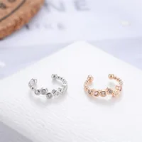 New Fashion Earrings Beads Ms. Ear Bone Clip U-shaped Earrings Diamond Free Earrings Ear Clips Wholesale main image 2