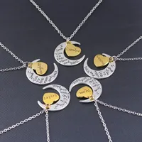 New Fashion Love Moon I Love You Necklace Wholesale main image 1