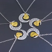 New Fashion Love Moon I Love You Necklace Wholesale main image 2
