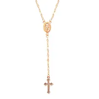 New Fashion Cross Necklace Women&#39;s Clavicle Chain Jesus Easter Jewelry Sexy Tassel Pendant sku image 2
