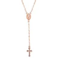 New Fashion Cross Necklace Women&#39;s Clavicle Chain Jesus Easter Jewelry Sexy Tassel Pendant sku image 1