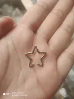 Korean Fashion Simple Cold Wind Hollow Five-pointed Star Shape Ear Hanging Ear Bone Ear Clip Nihaowholesale Whole main image 3