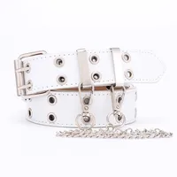 Korean Simple New Punk Style Double Exhaust Eye Belt  Jeans Fashion Chain Belt Nihaowholesale Wholesale sku image 10