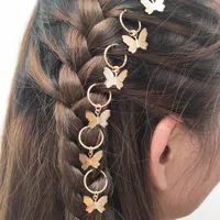 Fashion Headdress Personalized Street Shooting Braid Trend Headdress Butterfly Diy Pendant Hair Accessories Hair Clip main image 2