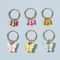 Fashion Headdress Personalized Street Shooting Braid Trend Headdress Butterfly Diy Pendant Hair Accessories Hair Clip sku image 2