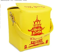 Fashion Simple  Pu Chain Messenger Bag Personality Red Iron Tower Printing Shoulder Bag sku image 2
